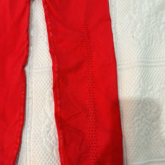 Free People Good Karma high rise 7/8 length legging. Size XS/S. NWT Red color - Picture 7 of 7